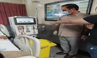 راه اندازی دستگاه دیالیز و انجام اولین دیالیز بیمار در بیمارستان مهر ملایر 