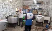 بازدید تیم بهداشت محیط از موکب‌های شهرستان ملای