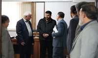 بازدید ریاست دانشگاه علوم پزشکی همدان از ستاد شبکه بهداشت و درمان شهرستان ملایر