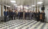 تجلیل از ۳۰ سال خدمت صادقانه آقای رستمی در شبکه بهداشت و درمان ملایر