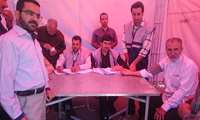 اندازه گیری فشار خون  نمازگران جمعه در طرح سنجش ملی کنترل فشار خون در ملایر